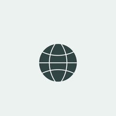 Global vector icon illustration sign