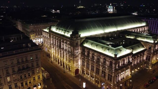 View of the Vienna opera
