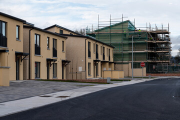 Fototapeta na wymiar Limerick,Ireland,02,02,2022, new housing development