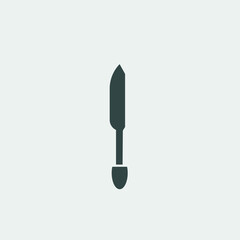Knife vector icon illustration sign
