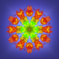 Mandala lila Hintergrund