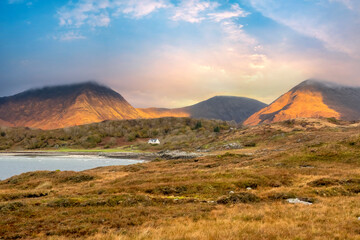 Scottish coast on the Isle of Sky