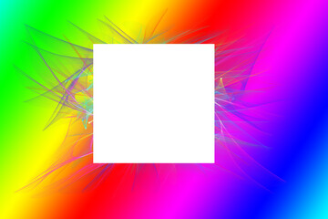 Abstract vivid lines on coloured background, design concept