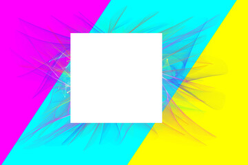 Abstract vivid lines on coloured background, design concept