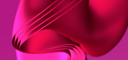 Abstract pink background 3d  modern