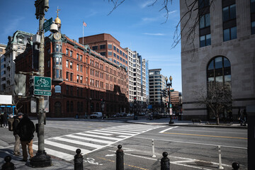 Historic bank building in Washington DC