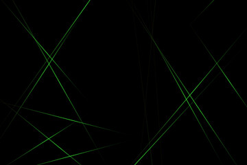Abstract black with green lines, triangles background modern design. Vector illustration EPS 10.