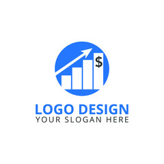 Financial logo design professional logo design