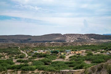 Fototapeta na wymiar Boquillas del carmen, village in Northern Mexico