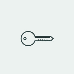 key vector icon illustration sign 