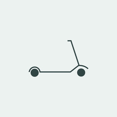 kick scooter vector icon illustration sign 