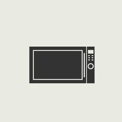 microwave vector icon illustration sign 
