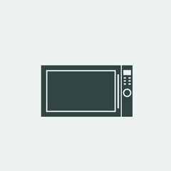 microwave vector icon illustration sign 