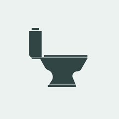 toilet vector icon illustration sign 