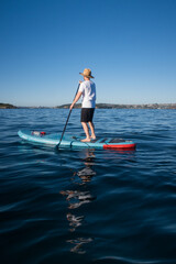Paddle boarding