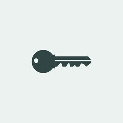 Key vector icon illustration sign