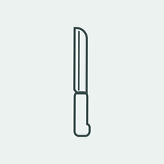 Knife vector icon illustration sign