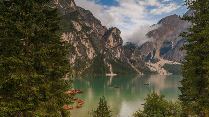 Lago di Braies Italy Dolomites