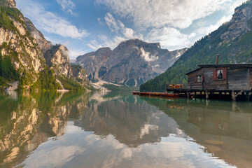 Lago di Braies Italy Dolomites