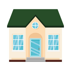 cream dream house facade