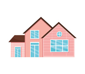 pink dream house facade