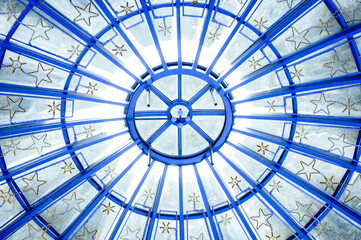 Modern lighting fixtures in the interior