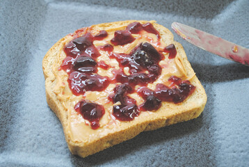 Preparing a Peanut Butter and Jelly Sandwich	