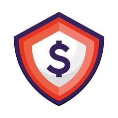 shield with dollar symbol