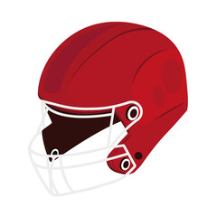 Fototapeta premium american football red helmet