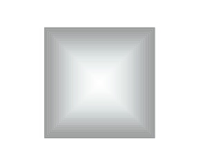 Geometric Square logo. Stroke square frame. Line icon, sign, symbol, Flat design, button, web, picture frame. vector - illustration eps 10.