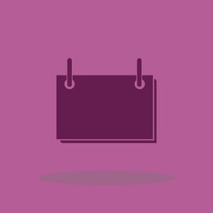 Calendar vector icon illustration sign