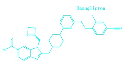 Danuglipron (formerly PF 06882961) is an orally administered, small molecule, glucagon-like peptide 1 receptor (GLP-1R) agonist