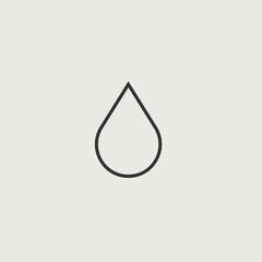 Liquid_drop vector icon illustration sign
