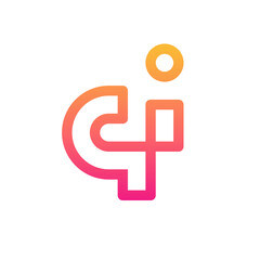 Letter AI modern monogram logo design