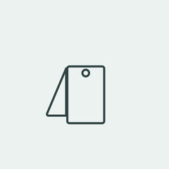 Price_tag vector icon illustration sign