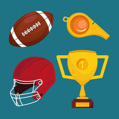 four american football icons