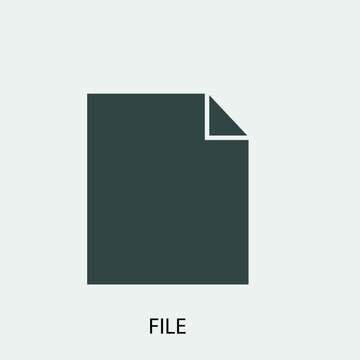 file vector icon illustration sign 