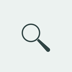 Search_glass vector icon illustration sign