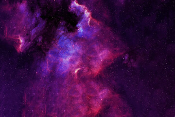 Bright beautiful space nebula. Elements of this image furnished by NASA © Artsiom P