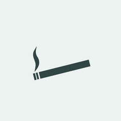 Cigarette vector icon illustration sign