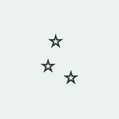 Stars vector icon illustration sign