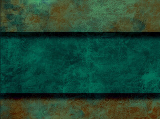 grunge green color background with space