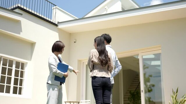 不動産　外壁　見学
