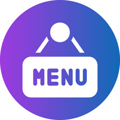 menu gradient icon