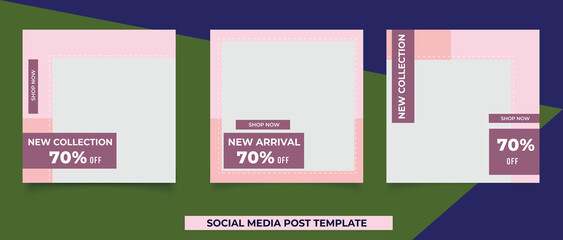 Fashion sale social media banner