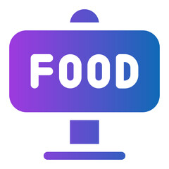 food gradient icon