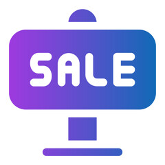 sale gradient icon