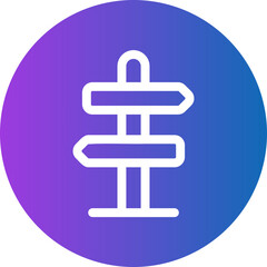directions gradient icon