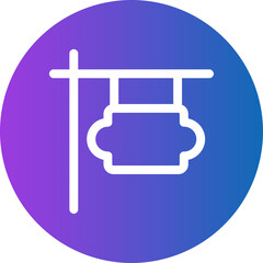 signage gradient icon