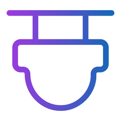signboard gradient icon